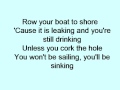 No Doubt - Sinking Lyrics