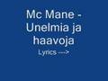 Mc Mane - Unelmia ja haavoja