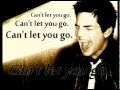 Adam Lambert - Can't Let You Go (With Lyrics)