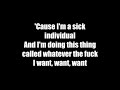 Halestorm - ''Sick Individual'' Lyrics