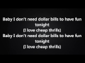 Sia - Cheap Thrills Ft. Sean Paul [Lyrics] |New 2016|
