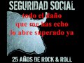 Seguridad Social - No verte mas (con letra)