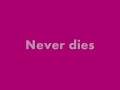 Love Never Dies - Caspa & Mr Hudson {Lyrics}