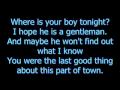 Fall Out Boy - Where is your boy tonight? (With lyrics)