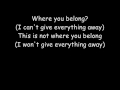Trapt - Headstrong (lyrics)