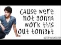 Nick Jonas & The Administration - Tonight (Lyrics On Screen) (Studio Version) HD