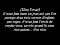 Tom Dice ft. Elisa Tovati - Il nous faut [Lyrics]