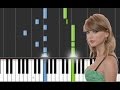 Taylor Swift - Wildest Dreams - Piano Tutorial