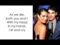 Glee - Don't Speak (Lyrics)