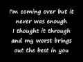 Taking Back Sunday - A Decade Under the Influence (lyrics)