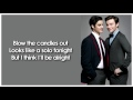 Glee - Candles (Lyrics)