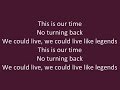 Ruelle - Live Like Legends (Lyrics)