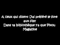 Max Boublil - Les mythos (lyrics)