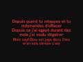 Ma Souffrance - Diam's (Paroles)