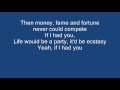 If I had you - Adam Lambert + Lyrics