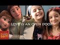 LOVE IS AN OPEN DOOR - FROZEN | Sophia & Bella