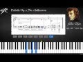 Chopin - Prelude: Op. 28, No. 4. Suffocation (Learn to play)