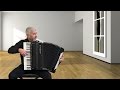 ASTOR PIAZZOLLA Accordion Music Tango Argentino - 'Sentimental' - Acordeon instrumental Akkordeon
