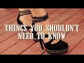 Sena Ehrhardt - Things You Shoudn't Need To Know