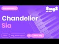 Chandelier (Lower Key Ab - Piano Karaoke Demo) Sia