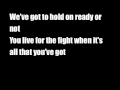 Glee Cast - Start Me Up/ Livin On A Prayer - (Lyrics On Screen)
