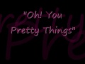 Au Revoir Simone - Oh! You Pretty Things