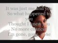 Lianne la Havas - Gone lyrics on screen