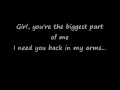 Pantera - Biggest Part of Me (lyrics)