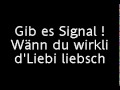 Bligg - Signal (Mit Songtext!!)
