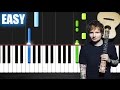 Ed Sheeran - Shape of You - EASY Piano Tutorial by PlutaX