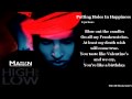 Marilyn Manson - Putting Holes In Happiness [Lyric Video]