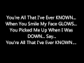 K-CI & JOJO - ALL MY LIFE **(LYRICS ON SCREEN)**