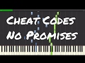 Cheat Codes - No Promises Piano Tutorial ft. Demi Lovato