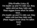 Juicy J - Talkin' Bout ft. Chris Brown and Wiz Khalifa (Lyrics)