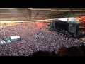 Green Day @ Emirates Stadium - Crowd singing along to Bohemian Rhapsody. 01.06.13