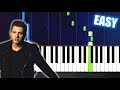 Charlie Puth - Attention - EASY Piano Tutorial by PlutaX