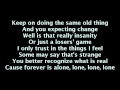 Usher - Numb (Lyrics) *-*
