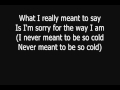 Crossfade - Cold  [HQ +Lyrics]