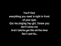 Love Letter -  Shwayze - Lyrics