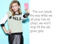 G Hannelius - Sun In My Hand - Lyrics