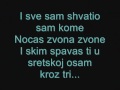 Tose Proeski  - Jos jedan stepenik samo (Lyrics)