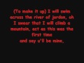 Jason Derulo - Say u'll be mine lyrics
