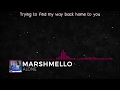 Marshmello - Alone (Lyric Video)