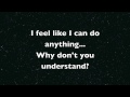 The World Is Mine (I Don't Know Anything) - Alex Day lyrics