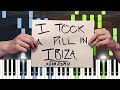 Mike Posner - I Took A Pill In Ibiza (SeeB Remix) - Piano Cover with Sheet Music / MIDI (Synthesia)